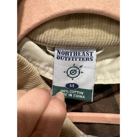 Vintage unisex Tan Utility Jacket barn coat chore coat - Picture 14 of 14